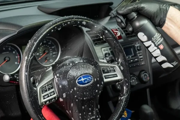 The vehicle’s dry cleaning