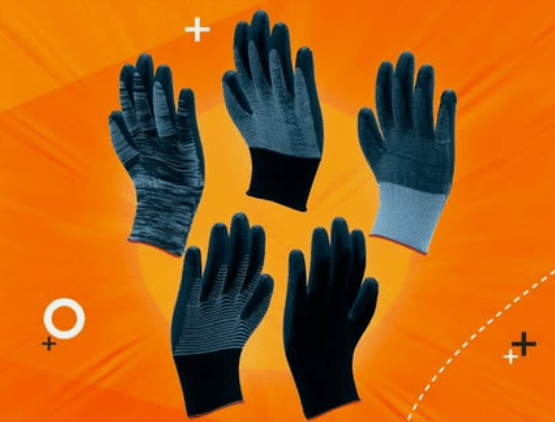 Georgian – made construction gloves