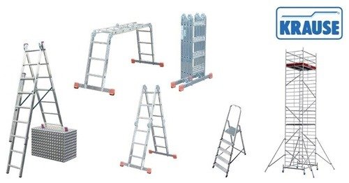 We sell all types of ladders and support systems of the German brand KRAUSE