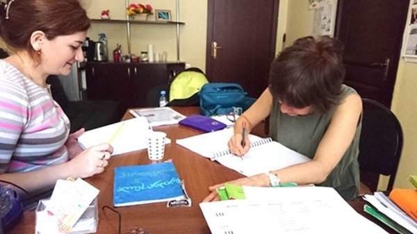 Teaching Georgian, Russian and Persian languages ​​to foreigners