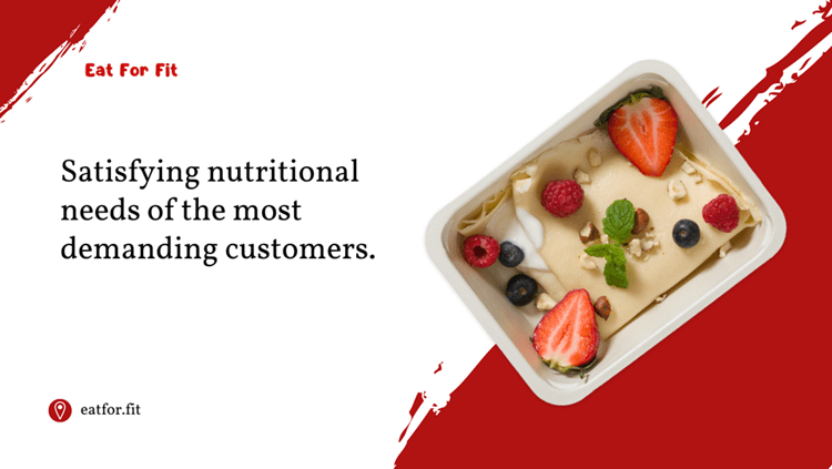 Eat to stay fit. Made with love and care. Free shipping.