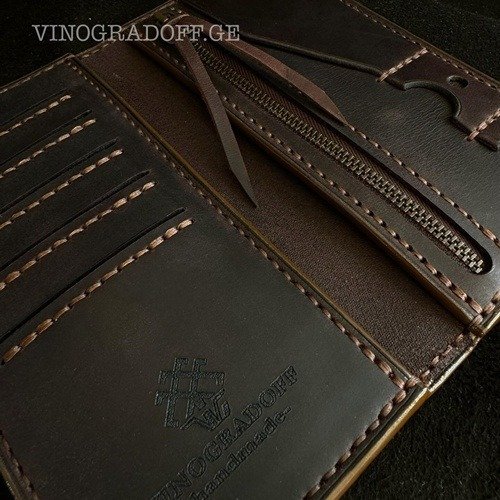 Handmade from genuine leather. Made in Georgia.