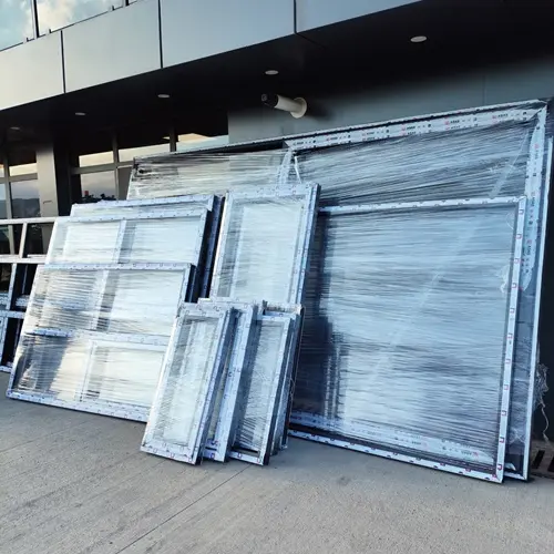 Metal-plastic doors and windows made of high-quality European profile.