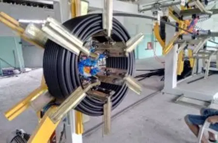 Manufacturing of high quality polyethylene pipes with diameters from 20 mm to -110 mm
