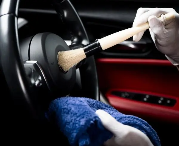 The vehicle’s dry cleaning